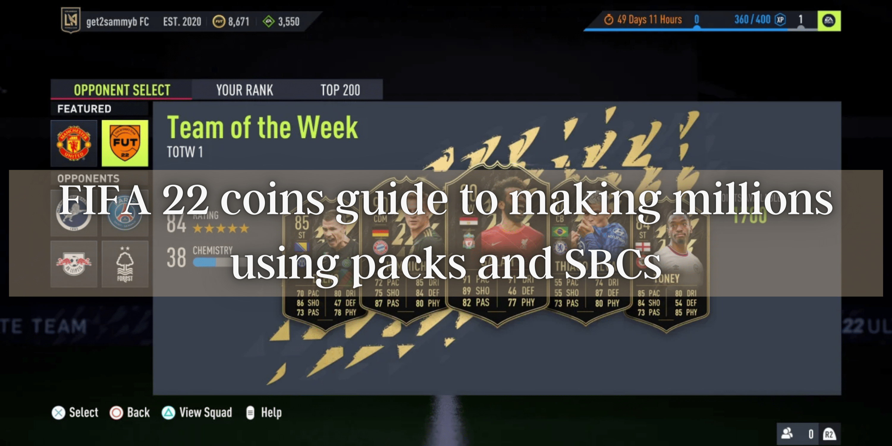 FIFA 22 coins guide to making millions using packs and SBCs